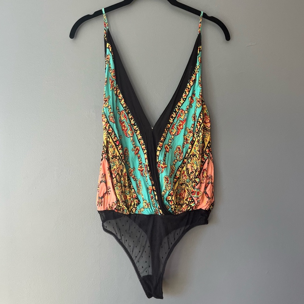 Free People Border Babe Printed Bodysuit - Picture 5 of 10